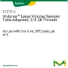 Адаптеры для трубок пробоотборника Visiprep™ с резьбой 1/4-28, для ТФЭ-трубок 3 или 6 мл, упаковка 4 шт.