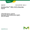 Amberlite IRA-410, хлоридная форма, стирол/дивинилбензол (гель), 20-25 меш