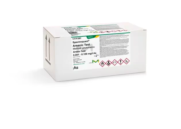 Тест на мышьяк, фотометрический, 0.001-0.100 мг/л (As), Spectroquant®