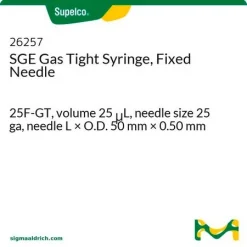 Газоплотный шприц SGE с фиксированной иглой, 25 мкл, 25 ga