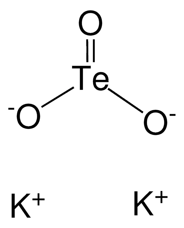 Раствор теллурита калия, 1% в H2O, для Staphylococcus spp. и Corynebacterium spp., 10 × 10 мл