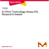 Набор для анализа токсичности in vitro на основе резазурина