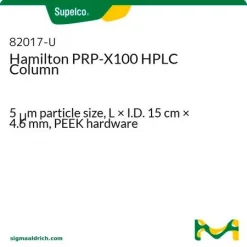 Колонка Hamilton PRP-X100 для ВЭЖХ, 5 мкм, 15 см × 4,6 мм, PEEK