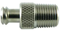 Переходник Luer–NPT, Micro-Mate, женский Luer на резьбу 1/8-27, никелированный