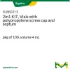 2in1 KIT, флаконы с полипропиленовой винтовой крышкой и септой, 4 мл, 100 шт.