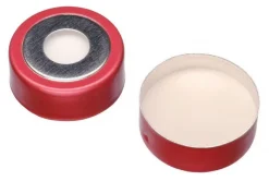 Кримп-колпачки для виал, BiMetal (магнитные), 20 мм, с PTFE/силиконовыми септами, упаковка 100 шт
