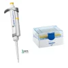 Дозатор механический Eppendorf Research Plus G, одноканальный, переменный объем 20–200 мкл, желтый, с боксом epT.I.P.S.