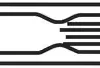 Вкладыш инжектора, Split/Splitless, Single Taper FocusLiner™ (с ватой), 25 шт.