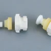 Keck® Quick-Disconnect Adapter, колба/проходной адаптер, белый