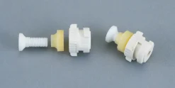 Keck® Quick-Disconnect Adapter, колба/проходной адаптер, белый