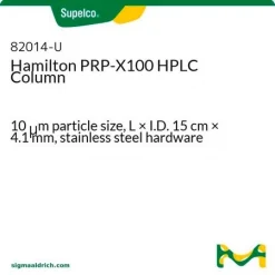 Колонка Hamilton PRP-X100 для ВЭЖХ, 10 мкм, 15 см × 4.1 мм, нержавеющая сталь