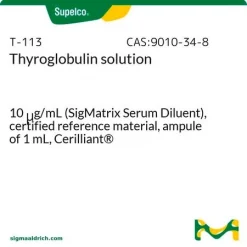 Тироглобулин, раствор 10 мкг/мл (SigMatrix Serum Diluent), сертифицированный стандартный образец, ампула 1 мл
