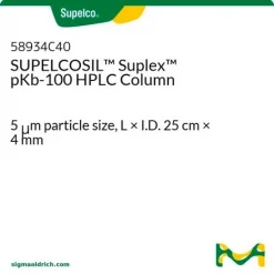 Колонка SUPELCOSIL Suplex pKb-100 для ВЭЖХ, 5 мкм, 25 см × 4 мм