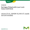 Шприц с запирающим краном Люэра, 25 мл, 25MDR-VLLMA-GT