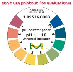 Индикаторная бумага pH 1–10 универсальная, рулон 4,8 м, MQuant