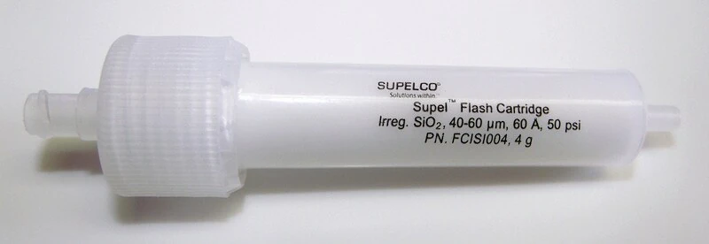 Supel™ Flash-картридж, силикагель, 40–63 мкм, масса сорбента 4 г