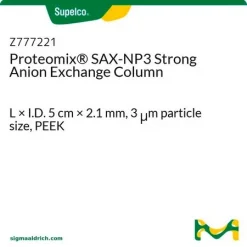 Колонка Proteomix SAX-NP3 для сильноанионообменной хроматографии, 5 см × 2,1 мм, 3 мкм, PEEK
