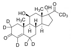 21-Дезоксикортизол-d8 (2,2,4,6,6,21,21,21-d8), 100 мкг/мл в метаноле, сертифицированный стандарт