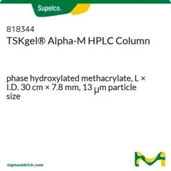 TSKgel Alpha-M ВЭЖХ-колонка, гидроксилированный метакрилат, 30 см × 7,8 мм, 13 мкм