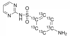 Сульфадиазин-(фенил-13C6), VETRANAL®, аналитический стандарт