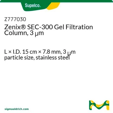Колонка для гель-фильтрации Zenix SEC-300, 3 мкм, 15 см × 7,8 мм