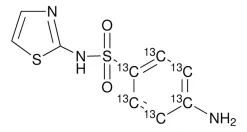 Сульфатиазол-(фенил-13C6), аналитический стандарт VETRANAL®