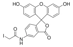 5-(Йодацетамидо)флуоресцеин, ≥90% (HPLC)