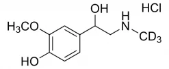 Раствор (±)-метанефрина-D3 гидрохлорида, 100 мкг/мл в метаноле, сертифицированный стандарт