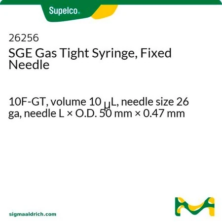 Газоплотный шприц SGE 10F-GT с фиксированной иглой, 10 мкл, 26 ga