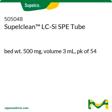 Supelclean™ LC-Si картридж для твердофазной экстракции, 500 мг, 3 мл, упаковка 54 шт.