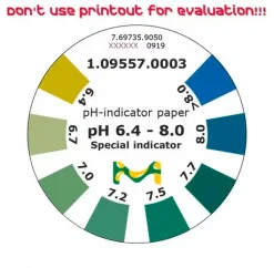 Индикаторная бумага pH 6.4–8.0 Special indicator, рулон 4.8 м, MQuant®