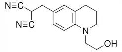 6-(2,2-Дициановинил)-N-(2-гидроксиэтил)-1,2,3,4-тетрагидрохинолин, 253.30