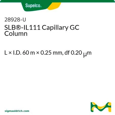 Капиллярная колонка для ГХ SLB-IL111, 60 м × 0,25 мм, df 0,20 мкм