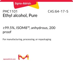 Этиловый спирт, Pure, ≥99.5%, ISOM8™, безводный, 200 proof