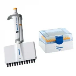 Дозатор механический Eppendorf Research Plus G, 12-канальный, переменный объем 30–300 мкл, оранжевый