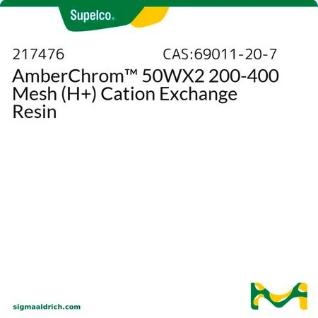 AmberChrom™ 50WX2 200-400 Mesh (H+) катионообменная смола