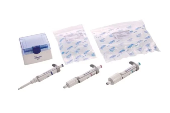 Механический дозатор Eppendorf Research Plus G, 3 шт., переменный объем, 100–1000 мкл / 0,5–5 мл / 1–10 мл, с боксом