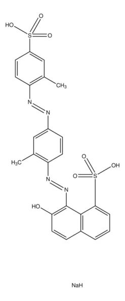 Кроцеин Скарлет 7B (Acid Red 71), CAS 6226-76-2