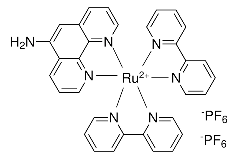 Бис(2,2'-бипиридин)-(5-аминофенантролин)рутений бис(гексафторфосфат), BioReagent, для флуоресценции