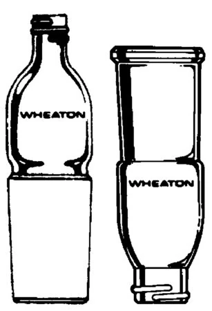 Переходник Wheaton для подключения к шлангу, резьба 13-425, PTFE