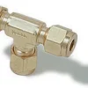 Тройник SWAGELOK® 200-3, латунный, 1/8 дюйма