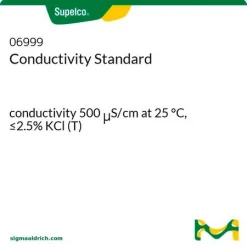 Стандарт проводимости, 500 мкСм/см при 25 °C, ≤2.5% KCl (T)