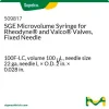 Микрошприц SGE для кранов Rheodyne и Valco, с фиксированной иглой, 100 мкл, 22 ga