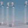 Флаконы с винтовой крышкой, прозрачное стекло, 40 мл, резьба 24-400, 100 шт.