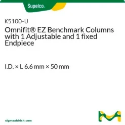 Колонка Omnifit EZ Benchmark с одним регулируемым и одним фиксированным наконечником, 6.6 мм × 50 мм
