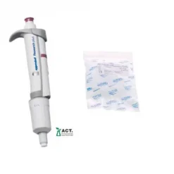 Дозатор механический Eppendorf Research Plus G, одноканальный, переменный объем 0.5–5 мл, фиолетовый, с образцом