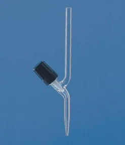 Игольчатый кран BRAND® для бюреток и автобюреток с PTFE-шпинделем, прямой, для бюреток 2–10 мл