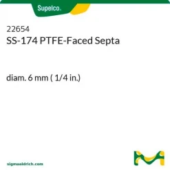 Мембрана для ГХ из силикона с PTFE-покрытием, диаметр 6 мм (1/4 дюйма), упаковка 100 шт.
