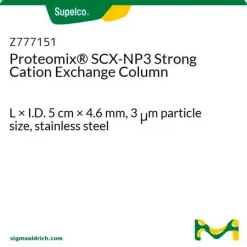 Колонка Proteomix SCX-NP3 для сильного катионообмена, 5 см × 4,6 мм, 3 мкм, нержавеющая сталь