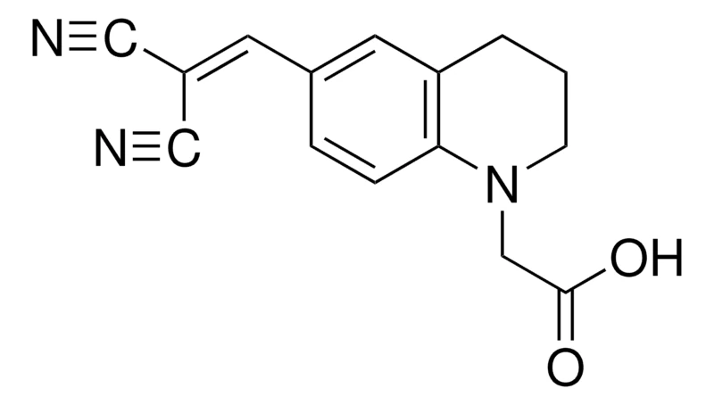 N-Карбоксиметил-6-(2,2-дициановинил)-1,2,3,4-тетрагидрохинолин (CDCQ), ≥98% (HPLC)